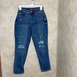 Old navy destressed jeans size 0